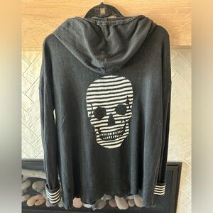 Skull Cashmere Women’s Medium 85% Cotton 15% Cashmere Hoodie